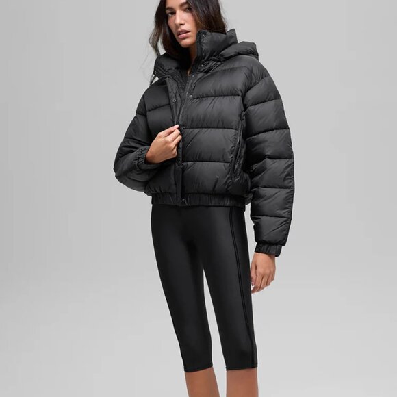New ALO Aspen Love Black Down Jacket (Size: S) ✨✨ - Picture 3 of 4